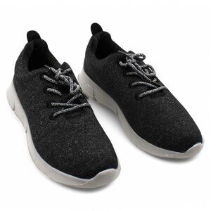 Sugar Womens Gabber Fabric Low Top Lace up Fashion Sneakers Black